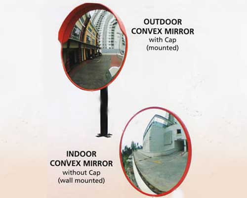 Convex Mirror Traffice, Why Are Convex Mirrors Used In Parking Lots